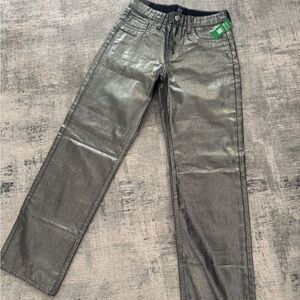 Nwt girls gap metallic jeans
